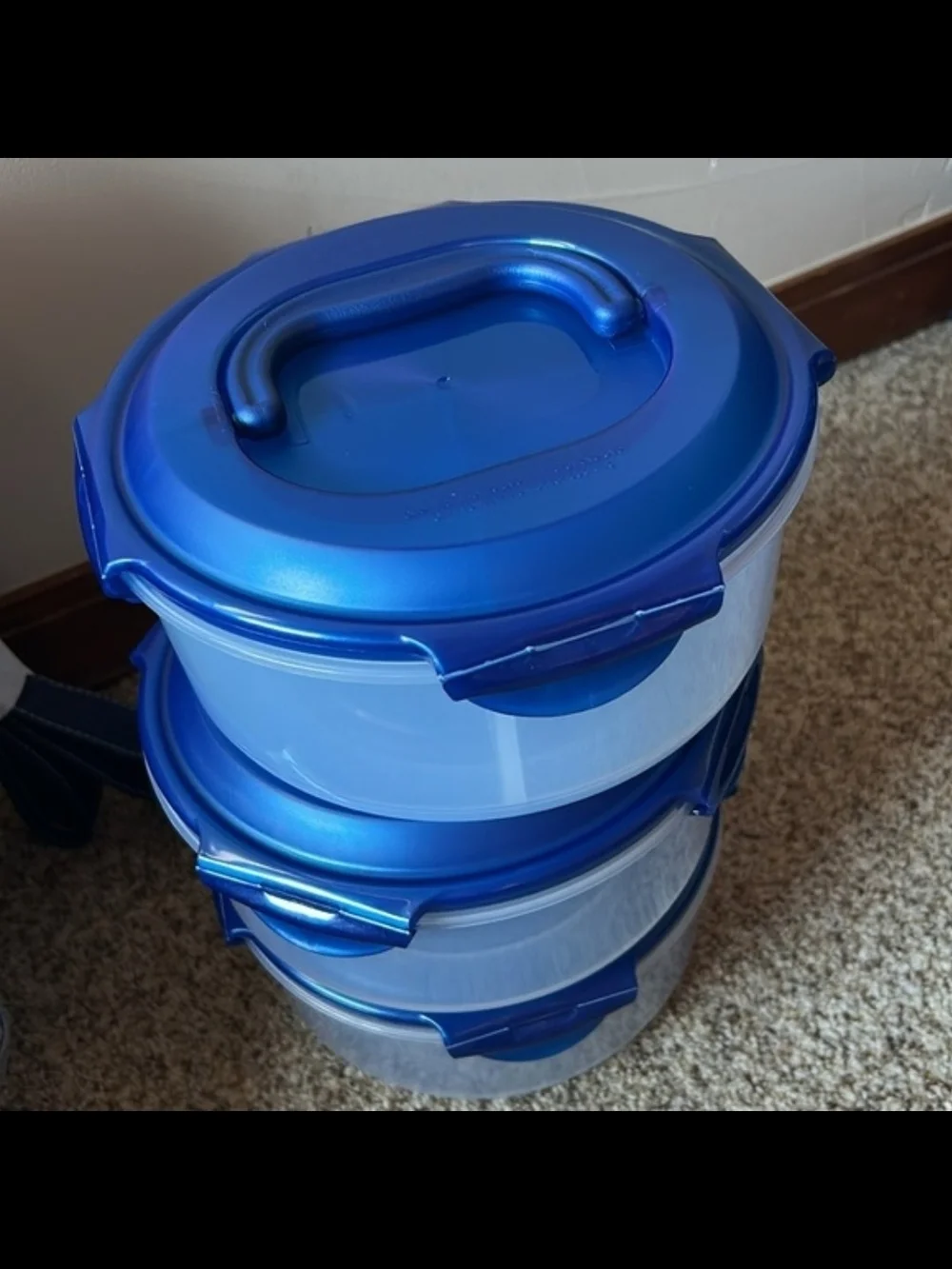 Americana 3 Pc Lock & Lock Set With Insulated Tote